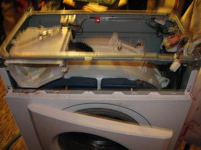Замена подшипников барабана в стиральной машине LG с прямым приводом на дому